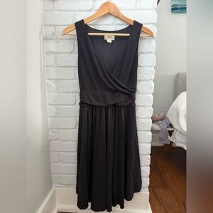 Maeve Black Sleeveless Midi Dress